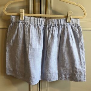 J. Crew Factory striped mini skirt